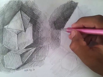 How to Drew, Painting Object Perspective, Realistic in 3D #04