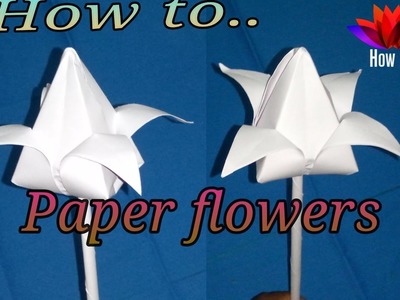 How to make a paper flowers | step by step | very easy and simple | paper cutting tutorial