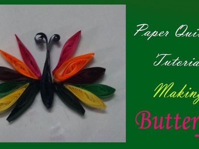 Paper quilling butterfly