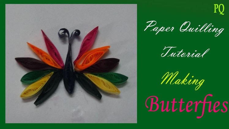Paper quilling butterfly