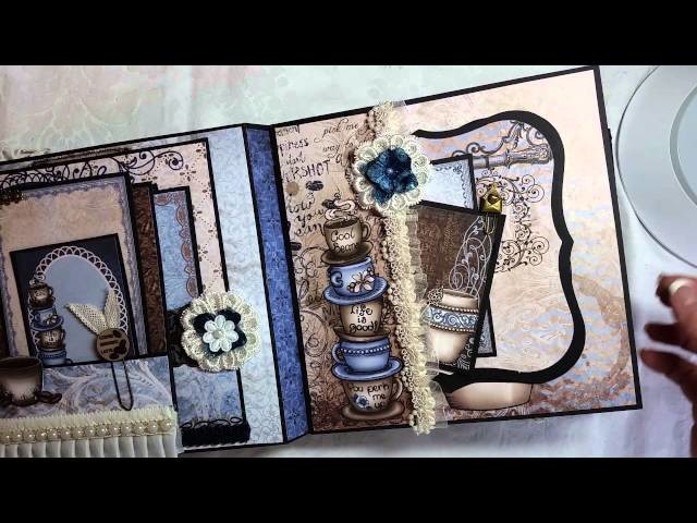 *SOLD* Coffee Talk 8x8 Mini Album for Country Craft Creations