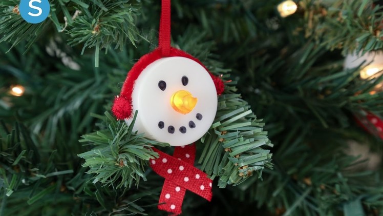 Tea Light Snowmen Ornament DIY Holiday Craft | Simplemost