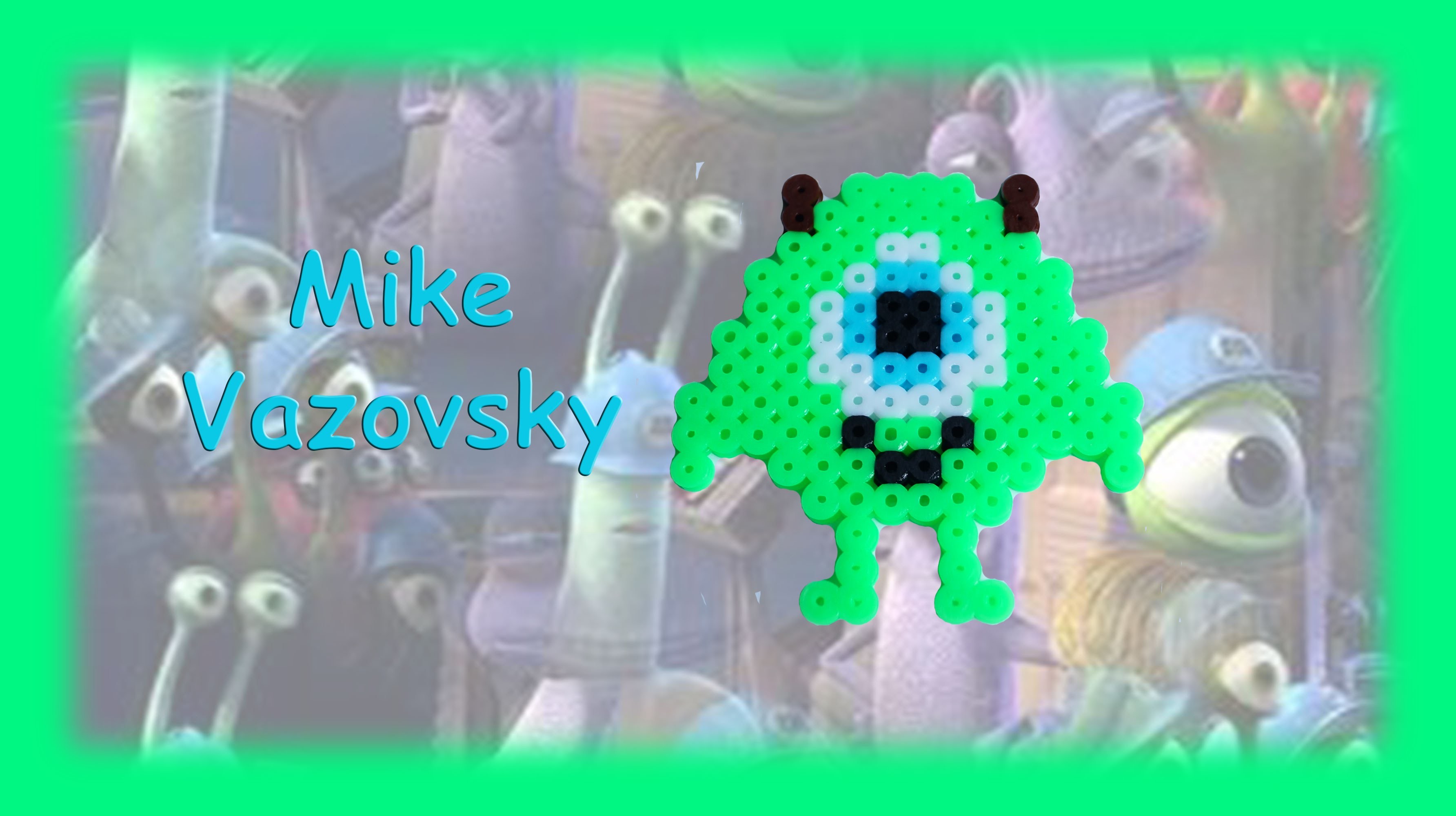 TUTORIAL Hama Beads Pyssla Perler Beads. How to Make Mike Vazovsky