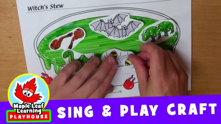 Witch's Stew Halloween Craft | Sing and Play Craft for Kids | Maple Leaf Learning Playhouse