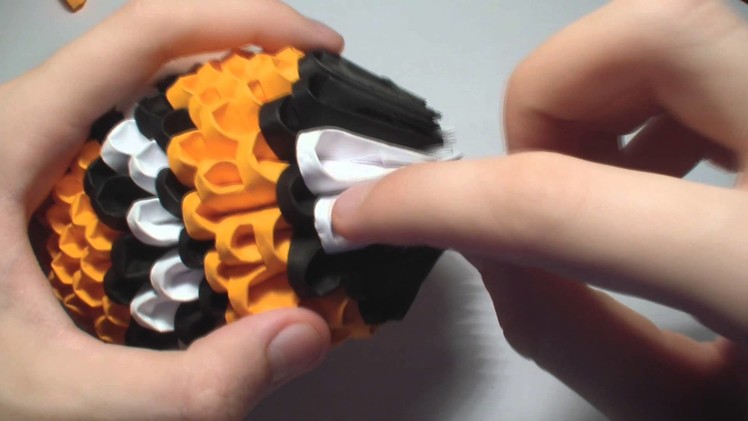 3D origami clown fish tutorial