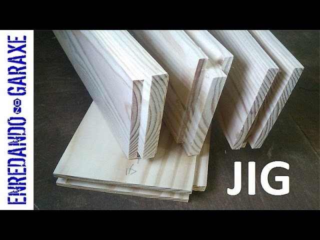 A simple router jig to cut tongue and groove flooring joints