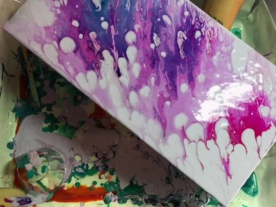 Acrylic Fluid Painting: How to Do a Dirty Pour