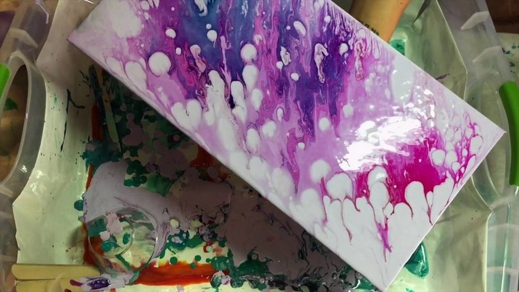 Acrylic Fluid Painting: How to Do a Dirty Pour