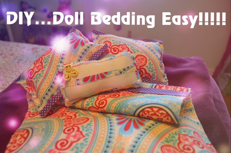 American Girl Doll Bedding ! Easy!