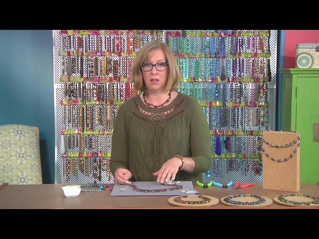 Beads, Baubles and Jewels’ host Katie Hacker designs with colorful stones (2511-1)