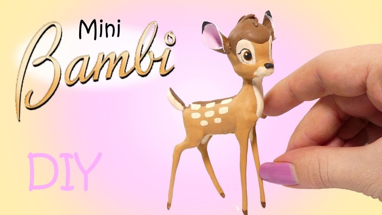 Disney's Bambi Inspired Tutorial. Miniature DIY + NEW CHANNEL