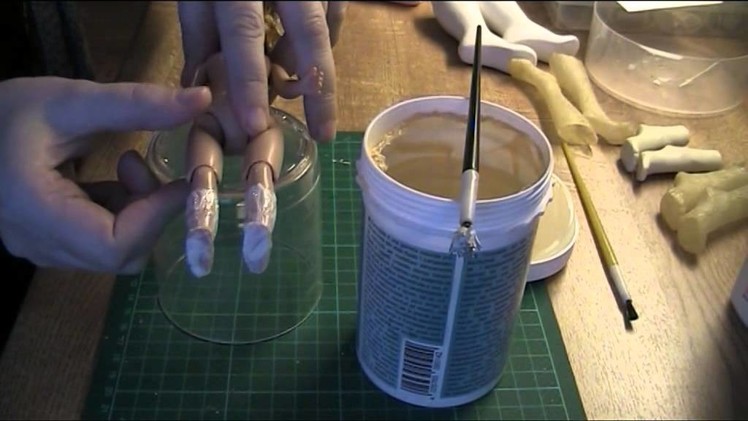 FDS Tutorial: Making latex moulds of a doll's feet