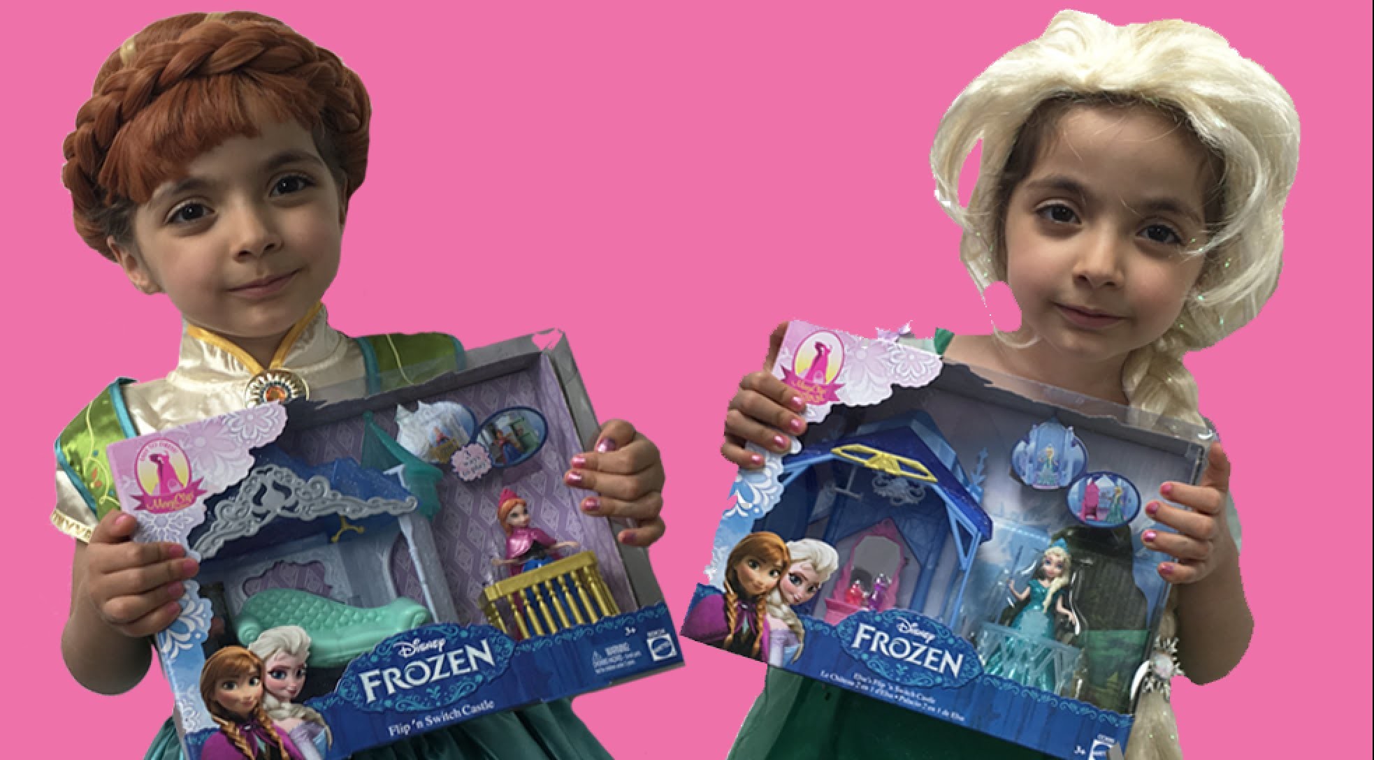 Frozen Elsa And Anna In Real Life Movie Disney Princess Magiclip Play Doh