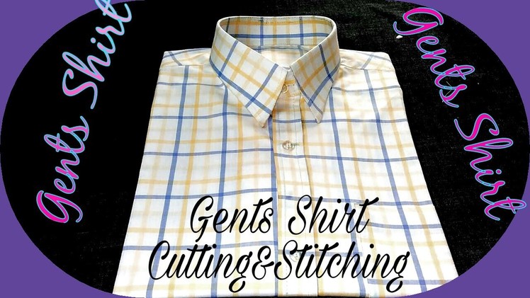 Gents shirt cutting and stitching in Hindi