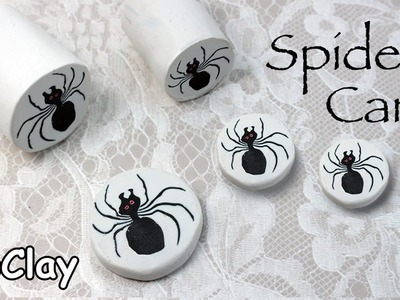 Halloween tutorial - Polymer clay spooky Spider cane
