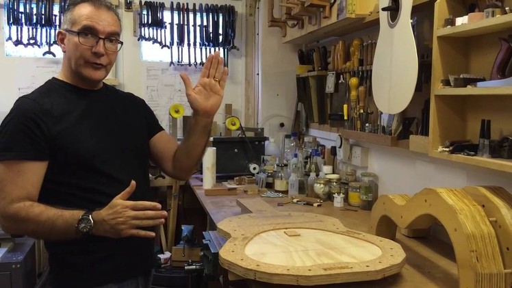 How to assemble a classical guitar with a Solera mould.
