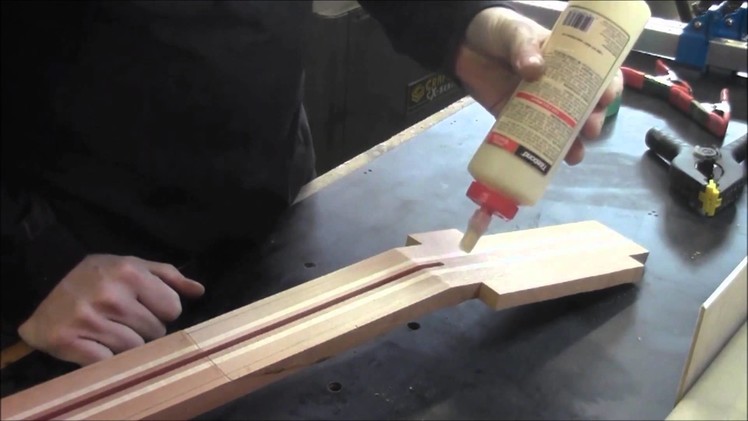 How to Build an Electric Guitar -Video 4-Headstock pt 1