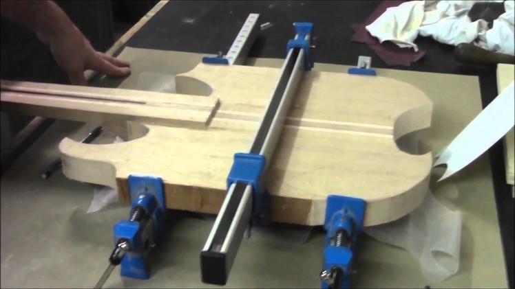 How to Build an Electric Guitar-Video 6-Body Wings pt1