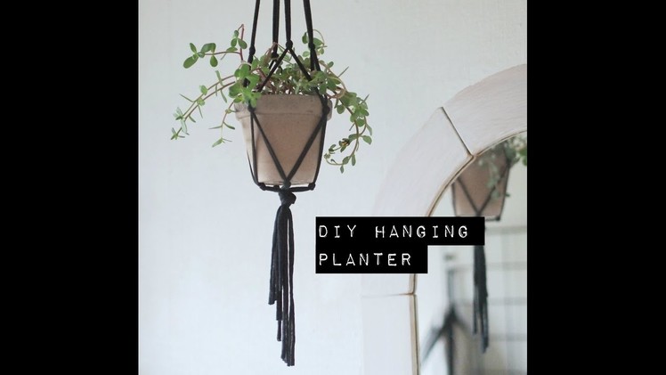 How to make a DIY hanging planter