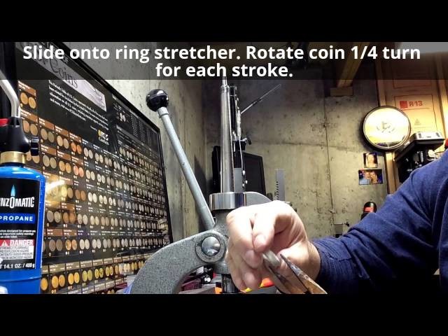 How to make a Silver coin ring -  Advanced tools, tips, and methods by Ron Amoling
