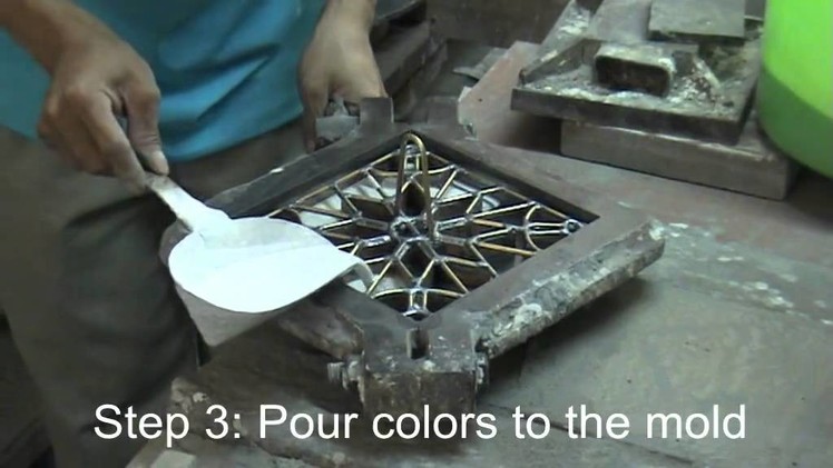 How to make cement tile