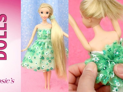 How to make dresses from Rapunzel's Fashion Show 3 -  Super Easy!