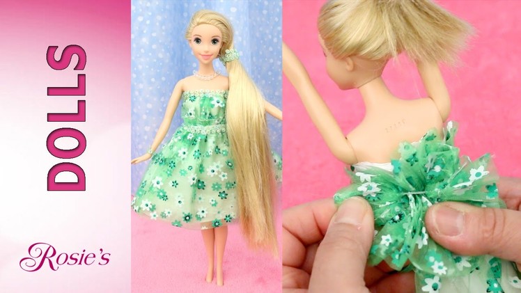 How to make dresses from Rapunzel's Fashion Show 3 -  Super Easy!