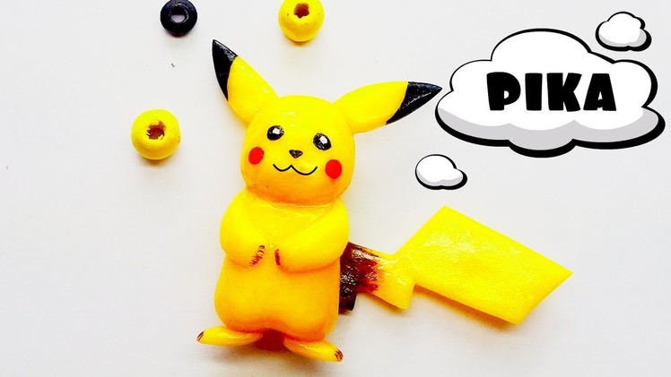 How to make Pikachu | Pokemon - Polymer Clay Tutorial