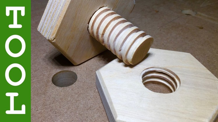 How to Make Wooden Hex Nuts