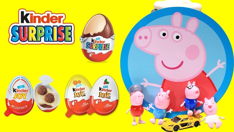 Kinder Surprise Eggs Play Doh Peppa Pig Play Doh Learn Color and Play Doh Toys Creative for Kids