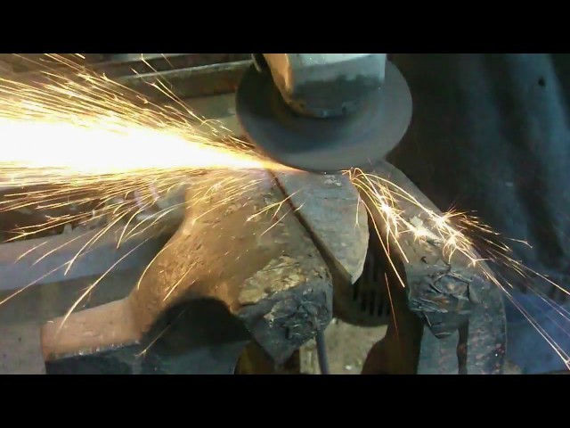 Kucie noża z damastu. Damascus steel knife making