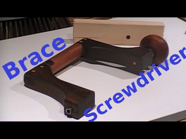 Make a Wooden Brace Screwdriver