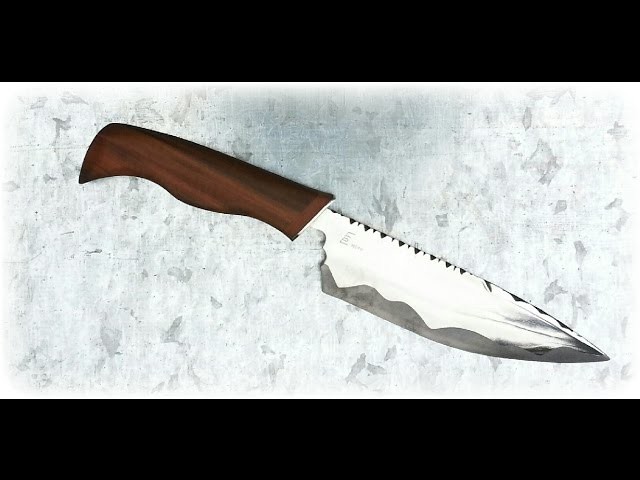 Making A kitchen Knife "The Snake" - CS Italian Knife Maker
