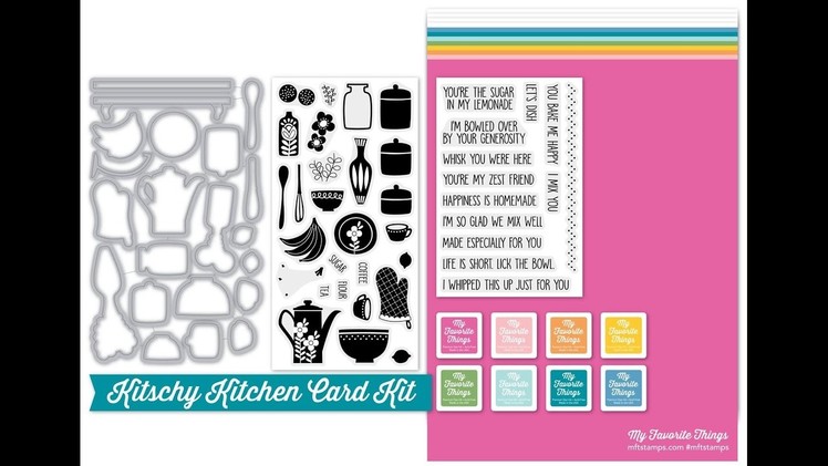 MFT November 2016 Card Kit Unboxing! | Kitschy Kitchen Card Kit