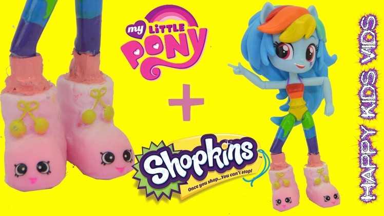 My Little Pony Equestria Girls Slumber Party Rainbow Dash Shopkins Custom