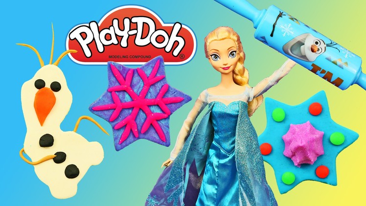 PLAY DOH FROZEN Olaf Cookies Disney Princess Elsa Playdough Food Cookies DisneyCarToys