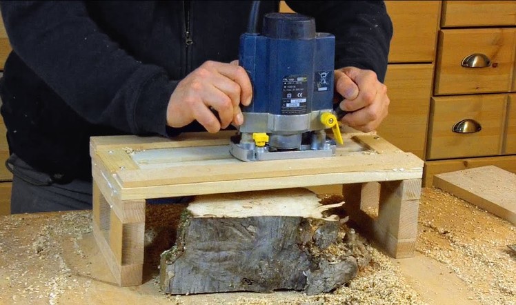 Simple Router Planer Jig - Woodworking. how to