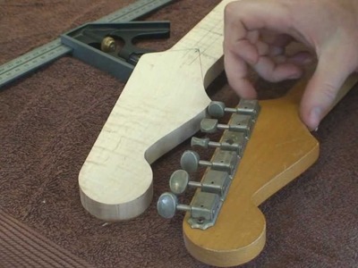 Stratocaster Guitar Build - Part 3 - Building A Stratocaster Guitar Neck