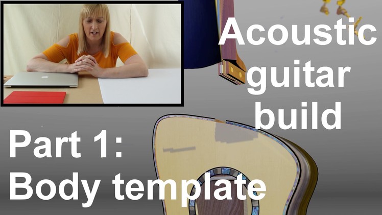 SuGar SG1 acoustic guitar build part 1: The body template