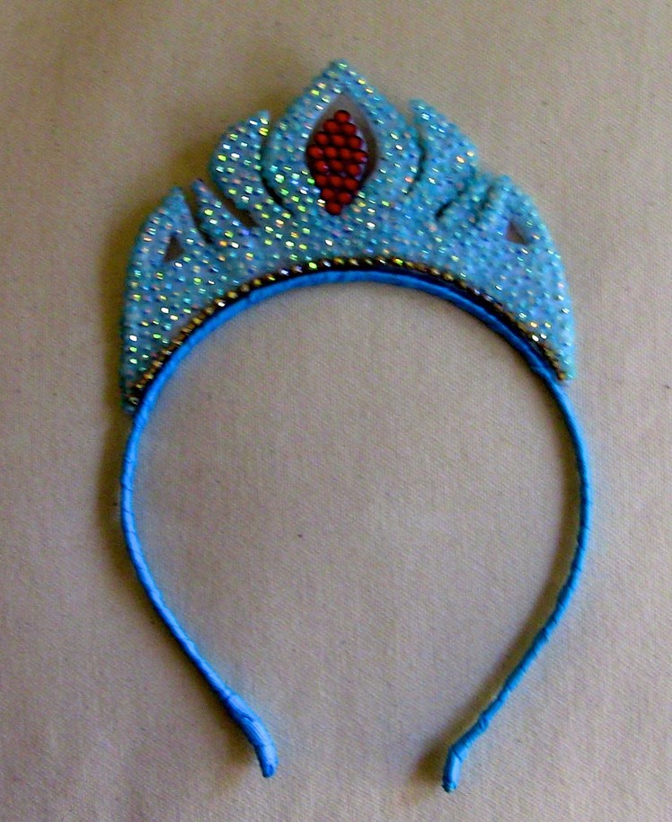 Tiara coroa da ELZA- FROZEN  Passo a Passo -Princess crown