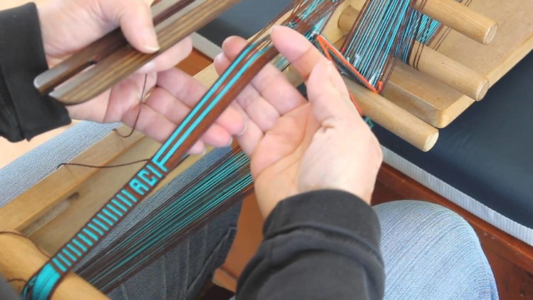 Weaving Letters on an Inkle Band