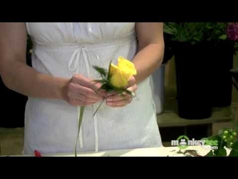 Add Accent Flowers and Greenery to Your Boutonniere