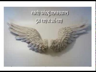 Angel Wings Wall Plaque available at My Chic Home