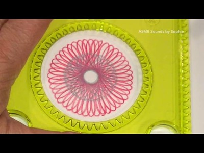 ASMR Spirograph Sampler (asmr, Spirograph, relaxing, no speaking, Youtube, video)