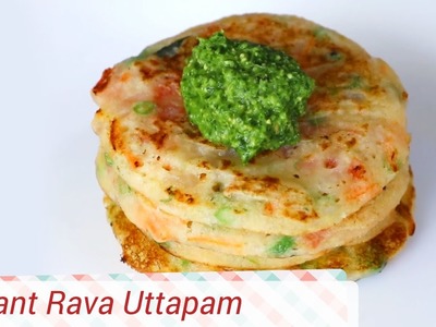 Best Instant Rava Uttapam Recipe