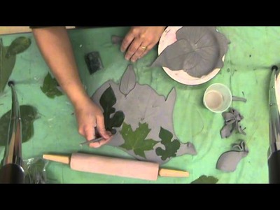 Clay Leaves Step 1: Forming the Clay