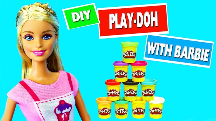 CRAFT WITH BARBIE: DIY MINIATURE Play-Doh