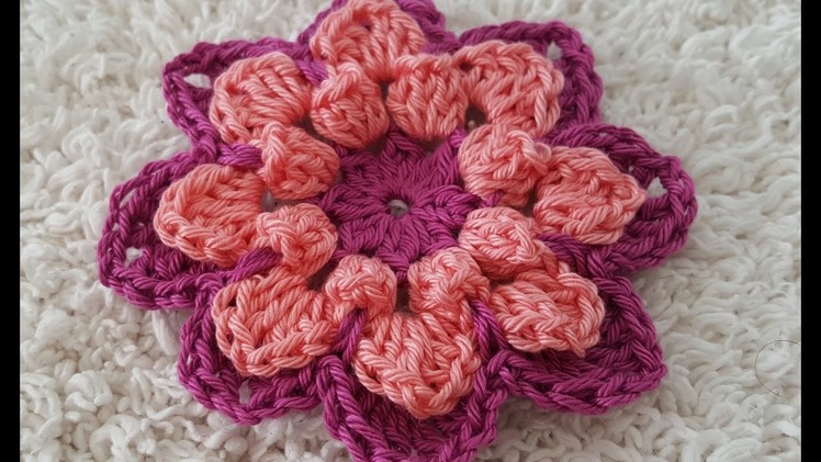 Crocheted flower 42