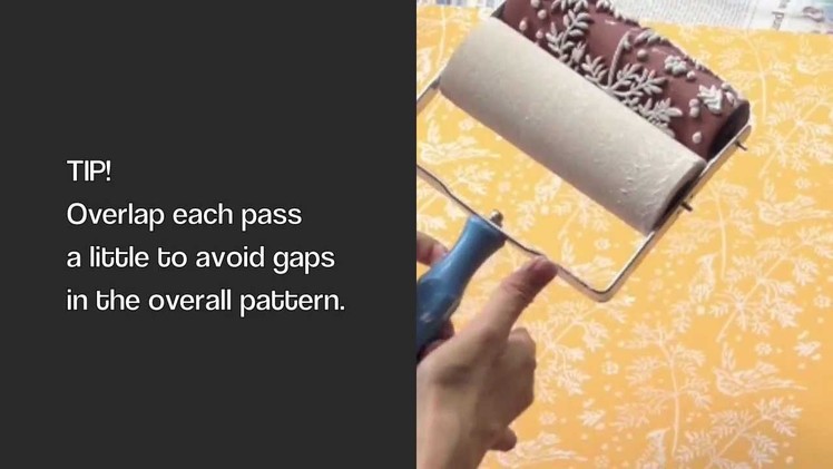 Decorette Patterned Paint Rollers - How To Use Standard Applicator