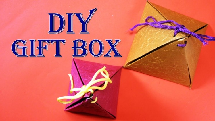 DIY Christmas Sweet Box | Easy To Make Gift Box  - Craft Basket